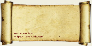 Andjelina Runjanin vizit kartica